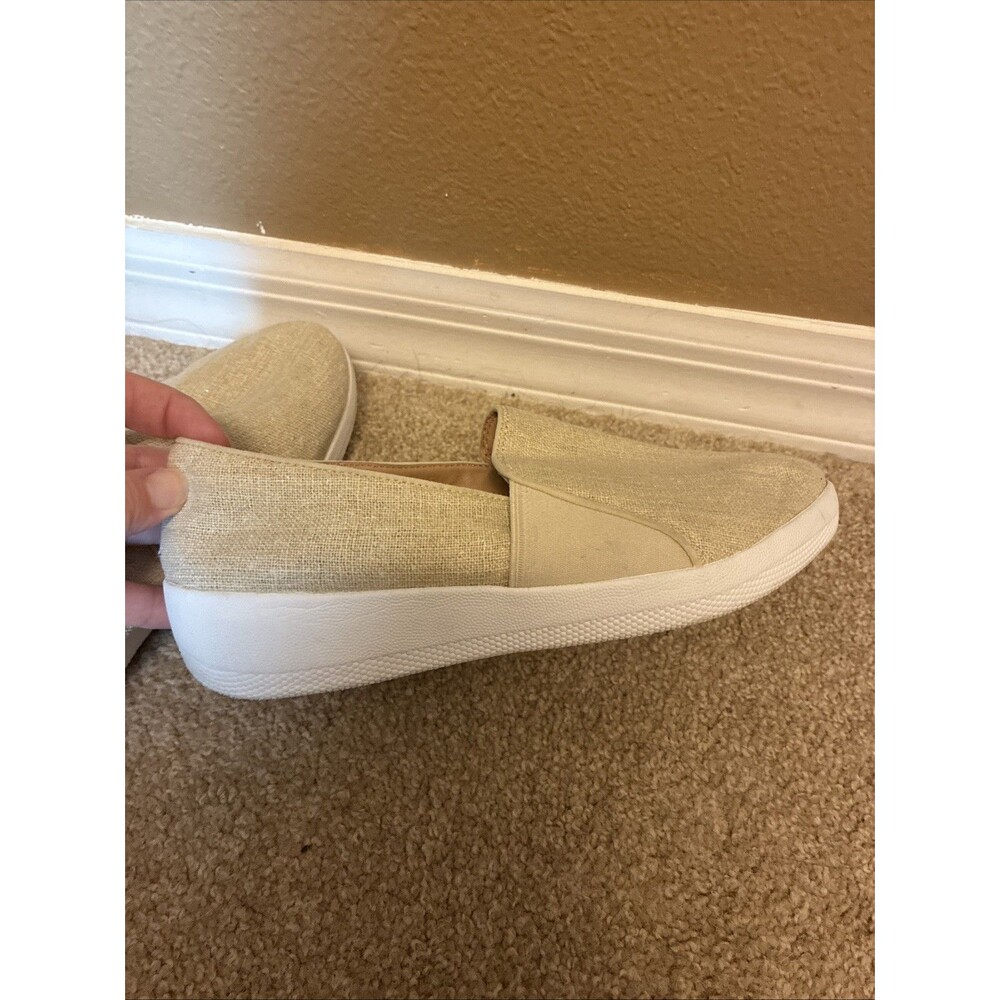 FitFlop Sneakers Slip On Tan Size 7 Comfort Flats - Picture 6 of 6